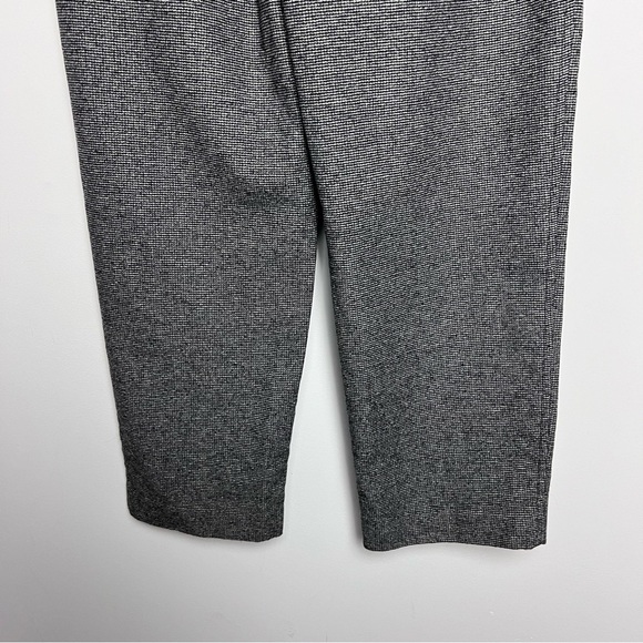 Aritzia Wilfred Jallade Wool Blend Gray Tweed Tie Belt Straight Leg Trousers 2 - Picture 13 of 16